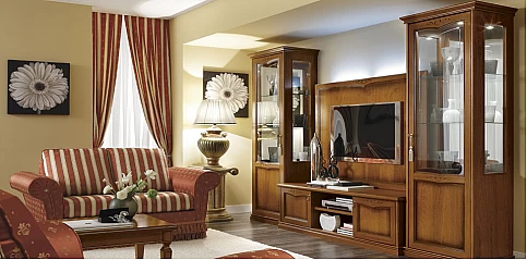 Έπιπλο τηλεόρασης NOSTALGIA σε καρυδί φινίρισμα (N170)