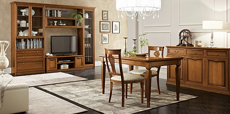 Μπουφές Ιταλίας NOSTALGIA με φινίρισμα καρυδιάς (NOS3) ΜΠΟΥΦΕΣ