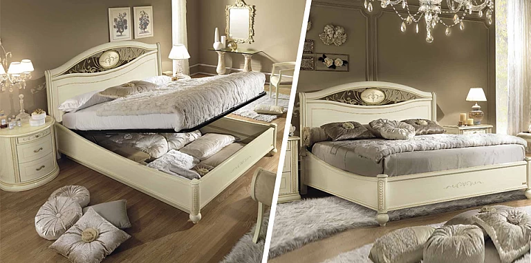 Κρεβάτι υπέρδιπλο με αποθήκευση Ιταλικό SIENA εκρού (SIENS2) -ΚΡΕΒΑΤΙΑ ΔΙΠΛΑ Κρεβάτι υπέρδιπλο με αποθήκευση Ιταλικό SIENA εκρού (SIENS2)  -ΚΡΕΒΑΤΙΑ ΔΙΠΛΑ