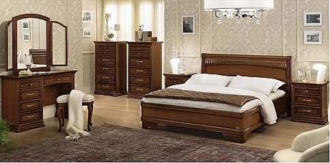 Σκαμπό κλασικό TORRIANI σε φινίρισμα καρυδιάς (TORI2)