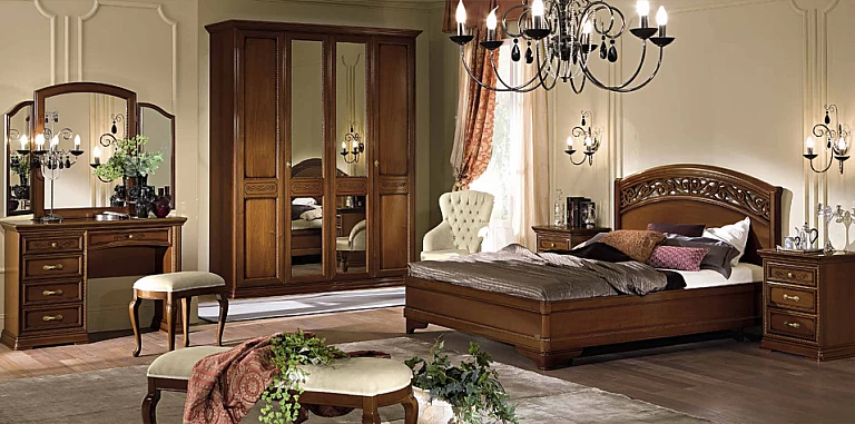 Καθρέφτης υπνοδωματίου τρίπτυχος καρυδιά (TORI2) ΔΙΑΚΟΣΜΗΤΙΚΟΙ ΚΑΘΡΕΦΤΕΣ