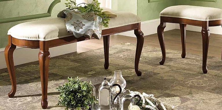 Ταμπουρέ TORRIANI σε φινίρισμα καρυδιάς (TORI) ΤΑΜΠΟΥΡΕ ΣΚΑΜΠΟ