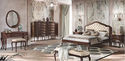 Σκαμπό σε καρυδιά VERDI (VENO1) 