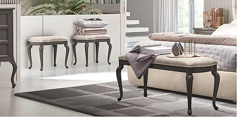 Σκαμπό σε γκρι πατίνα VERDI (VEFU1) 