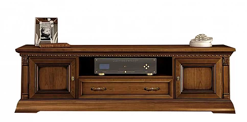 Κλασικό έπιπλο τηλεόρασης σε φινίρισμα κερασιάς TREVISO (T170)