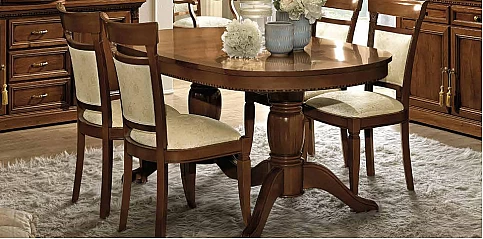 Καρέκλα τραπεζαρίας σε φινίρισμα κερασιάς TREVISO (TREV)