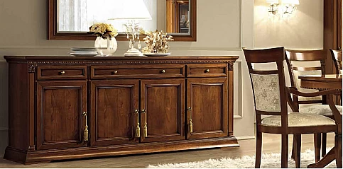 Μπουφές τραπεζαρίας κλασικός σε κερασιά TREVISO (TRE4)