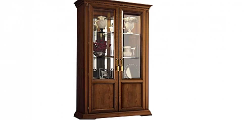 Δίφυλλη βιτρίνα κλασική κερασιά TREVISO (ΤRΕ2)***ΕΚΘΕΣΙΑΚΟ***