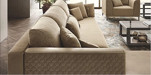 Τριθέσιος καναπές μοντέρνος MOOD (MODI3)