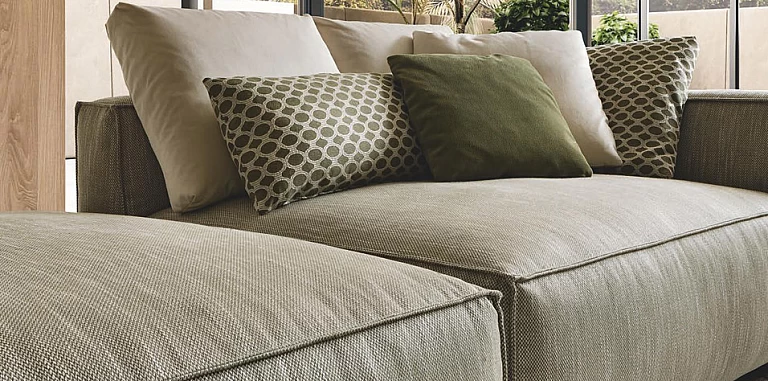 Τριθέσιος πολυμορφικός καναπές μοντέρνος (PIUMA1) ΚΑΝΑΠΕΣ ΤΡΙΘΕΣΙΟΣ