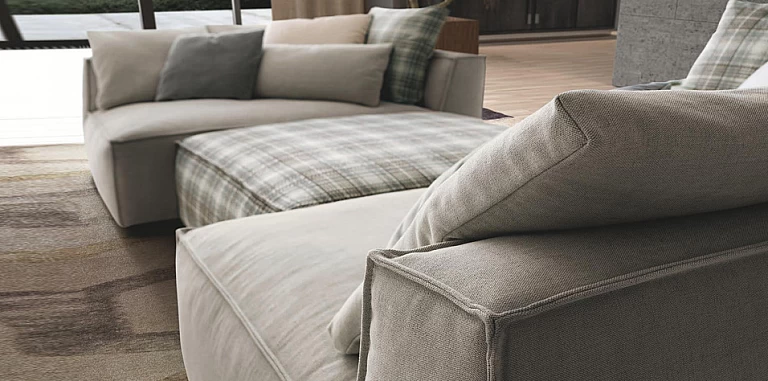 Πολυμορφική σύνθεση καναπέδων μοντέρνου στυλ (PIUMA5) ΚΑΝΑΠΕΣ ΤΡΙΘΕΣΙΟΣ