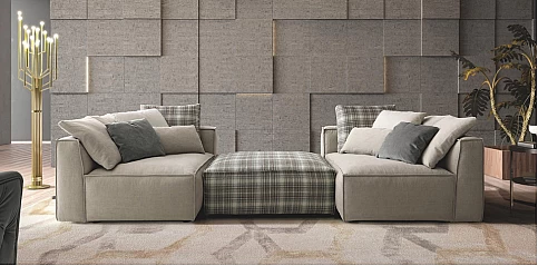 Πολυμορφική σύνθεση καναπέδων μοντέρνου στυλ (PIUMA5)