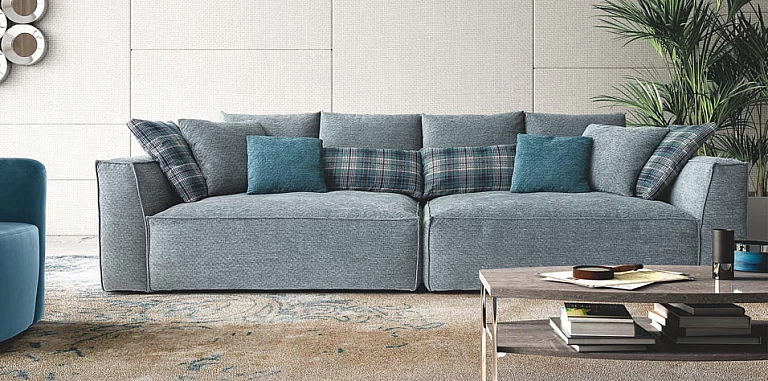 Μοντέρνο σετ καναπέ (PIUMA7) ΣΑΛΟΝΙΑ ΥΦΑΣΜΑΤΙΝΑ