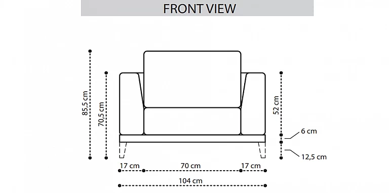 Σετ σαλόνι μοντέρνο γκρι MOOD (MOD2 SET) ΣΑΛΟΝΙΑ ΥΦΑΣΜΑΤΙΝΑ