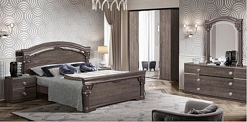 Κρεβάτι διπλό Ιταλίας NABUCCO (NABU16)-ΣΕΤ