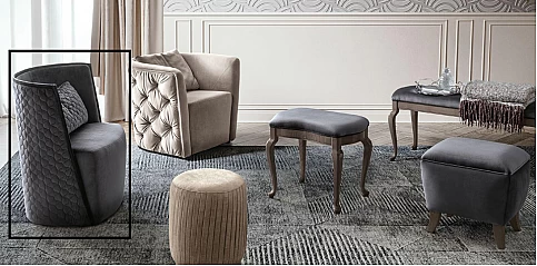 Πολυθρόνα κουρμπέ (DAY)