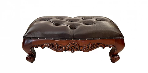 Σκαμπό-υποπόδιο δερμάτινο VILLAGE (K143) Σκαμπό-υποπόδιο δερμάτινο VILLAGE (K143)