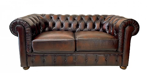 Διθέσιος δερμάτινος καναπές (58K2)