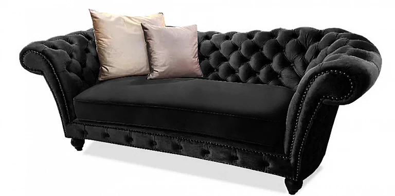 Σαλόνι σε μαύρο βελούδο (MAY3, MAY2) ΣΑΛΟΝΙΑ ΥΦΑΣΜΑΤΙΝΑ