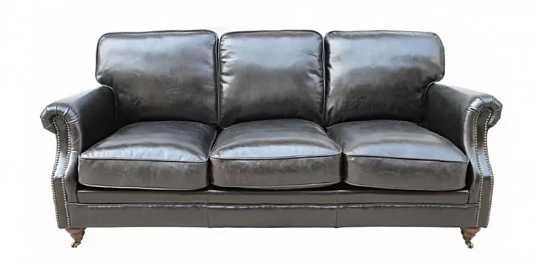 Τριθέσιος καναπές δερμάτινος (083M) ΣΑΛΟΝΙΑ ΓΡΑΦΕΙΟΥ ΔΕΡΜΑΤΙΝΑ