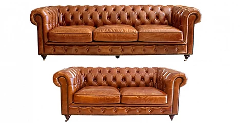Σετ Chesterfield καναπέδες 3.5θέσιος και 2.5θέσιος (0092,0093)