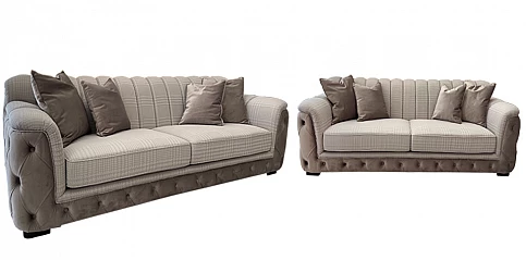 Σαλόνι καπιτονέ καρό (4336,4326)