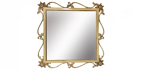 Καθρέφτης τοίχου σε αντικέ φινίρισμα (088Ε)