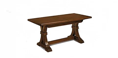 Τραπέζι τραπεζαρίας με διπλή βάση ανοιγόμενο (066Ι)