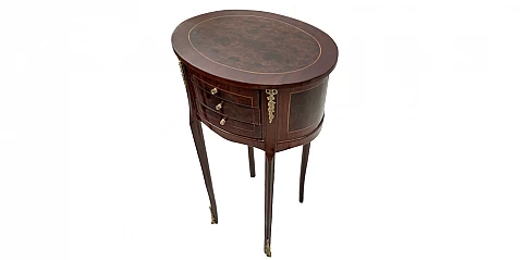 Κλασικό κομοδίνο Λουϊ Κένζ χειροποίητο (0002B)