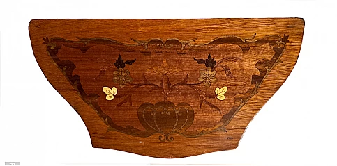 Κλασικό Κομοδίνο Louis Kenz - Χειροποίητο με Μαρκετερί  (0002D)