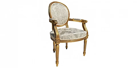 Λουϊ Κένζ πολυθρόνα κλασική σε Γαλλικό στυλ (0100) 