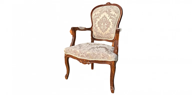 Πολυθρόνα κλασική σε Γαλλικό στυλ (0103) ΠΟΛΥΘΡΟΝΕΣ ΚΛΑΣΙΚΕΣ LOUIS XV