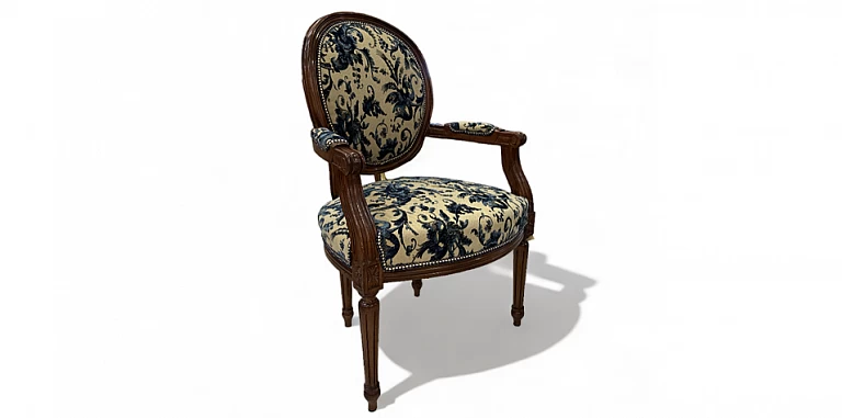 Πολυθρόνα κλασική σε Γαλλικό στυλ (0105B) ΠΟΛΥΘΡΟΝΕΣ ΚΛΑΣΙΚΕΣ LOUIS XV