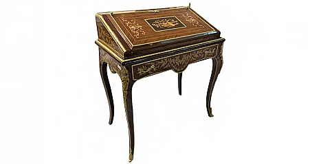 Σεκρετέρ Στυλ Louis Quinze με μαρκετερί (1004) 