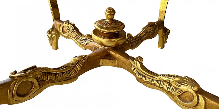 Έπιπλο εισόδου χρυσό σκαλιστό (0001)-ΚΟΝΣΟΛΑ Louis XV Louis XV