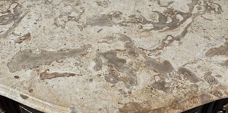 Μπαγιού ημικυκλικό παλίσανδρος με μάρμαρο (0029) ΜΠΑΓΙΟΥ Louis XV Μπαγιού ημικυκλικό παλίσανδρος με μάρμαρο (0029) ΜΠΑΓΙΟΥ Louis XV