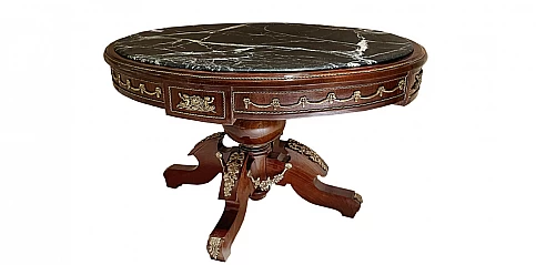 Κλασικό τραπεζάκι σαλονιού με μάρμαρο (1515) Κλασικό τραπεζάκι σαλονιού με μάρμαρο (1515)