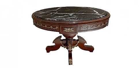 Κλασικό τραπεζάκι σαλονιού με μάρμαρο (1515) Κλασικό τραπεζάκι σαλονιού με μάρμαρο (1515)