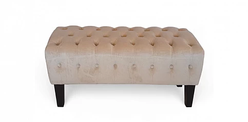 Ταμπουρέ-σκαμπό σε ματ βελούδο (LM03L)