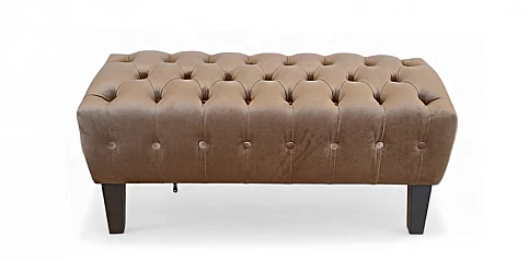 Ταμπουρέ-σκαμπό σε ματ βελούδο (LM13L)