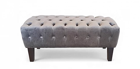 Ταμπουρέ-σκαμπό σε ματ βελούδο (LM26L)