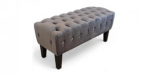 Ταμπουρέ-σκαμπό σε ματ βελούδο (LM26L)