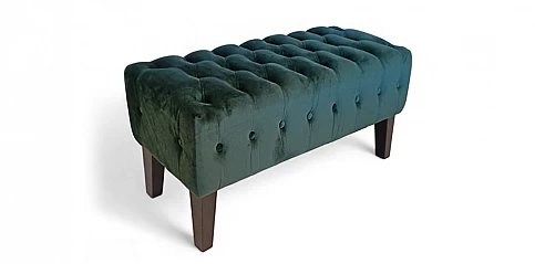 Ταμπουρέ-σκαμπό σε ματ βελούδο (LM43L)