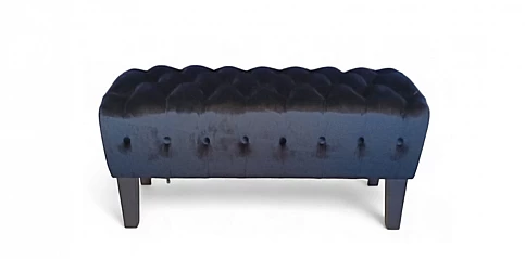 Ταμπουρέ-σκαμπό σε γυαλιστερό βελούδο (MJ38L)