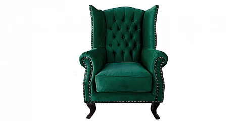 Μπερζέρα πολυθρόνα σε ματ βελούδο (LM42)