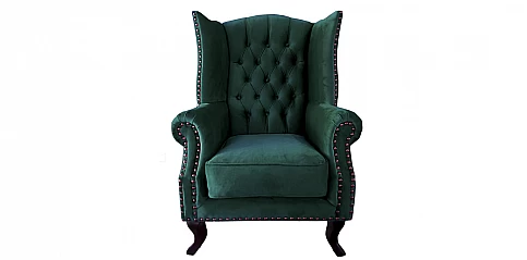 Μπερζέρα πολυθρόνα σε ματ βελούδο (LM43)