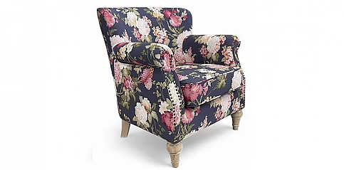 Πολυθρόνα σαλονιού χειροποίητη floral (1481)