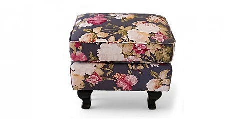 Σκαμπό υποπόδιο χαμηλό φλοράλ (0181I)