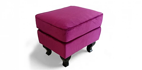 Σκαμπό υποπόδιο χαμηλό ματ βελούδο (LM51I)