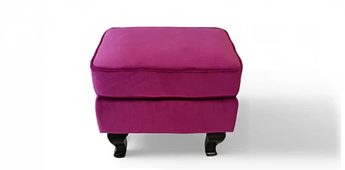 Σκαμπό υποπόδιο χαμηλό ματ βελούδο (LM51I)